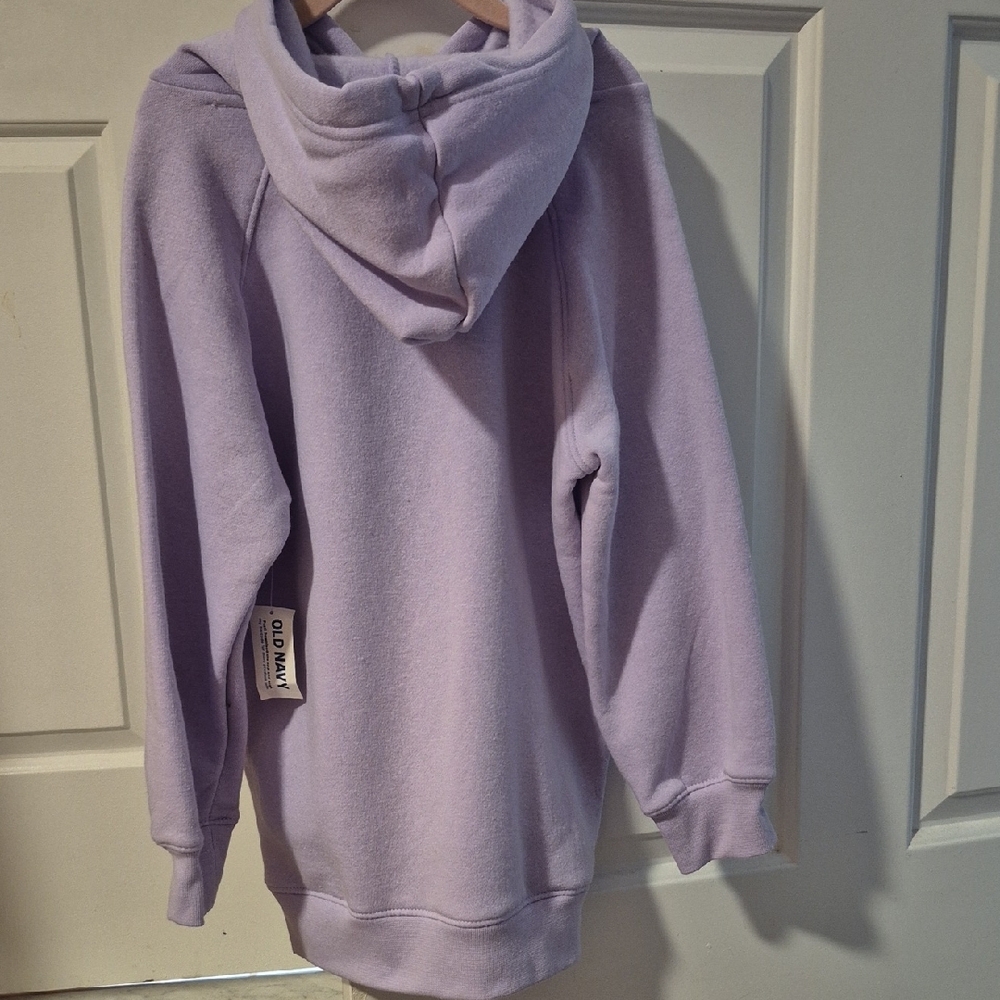 Barbie Lavender Hoodie with Pink and White Logo - Picture 3 of 3